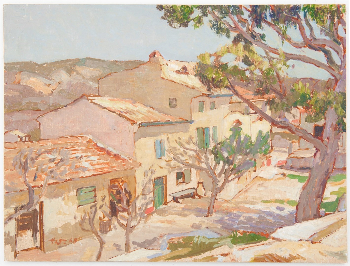 zz Woelpert Herrmann 1968 Dorf Provence