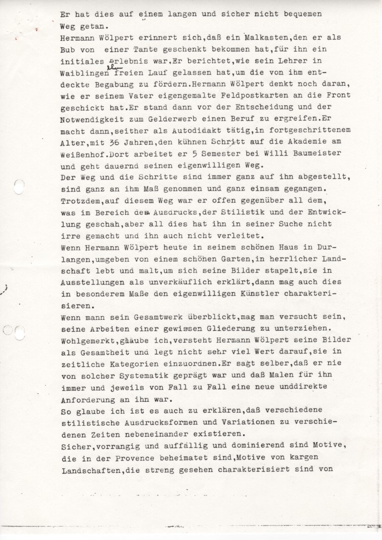 Woelpert Hermann Waiblingen Hans Martin Maier Ausstellung Juli 1984 3
