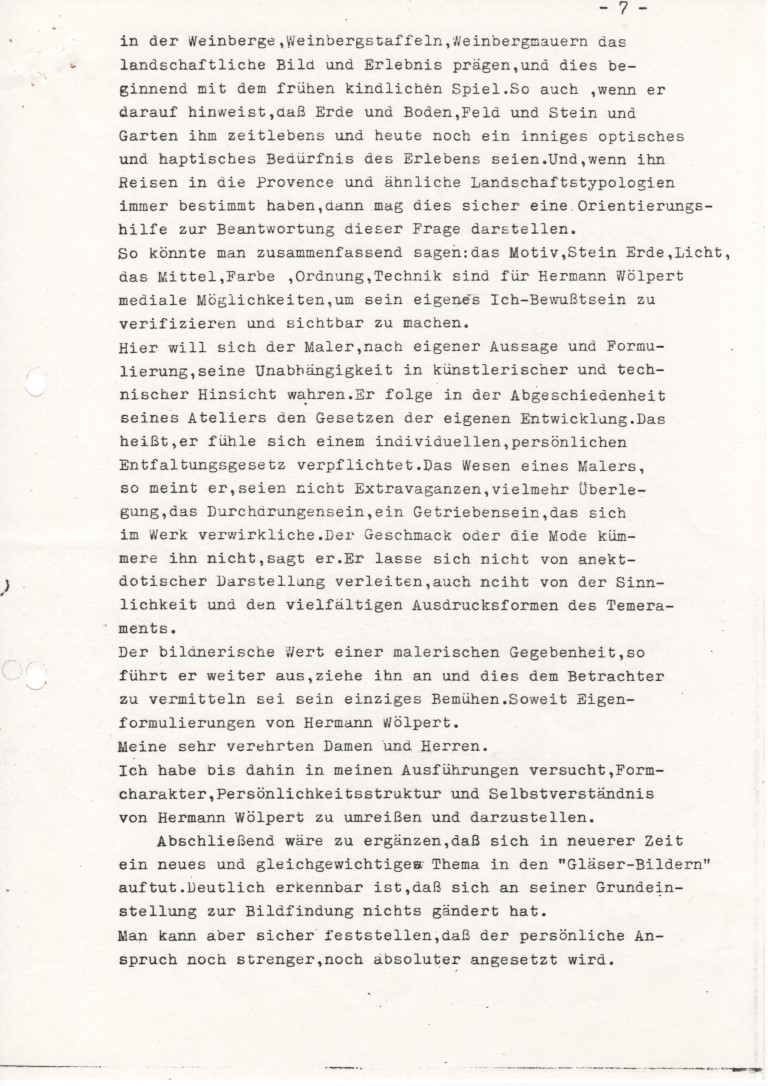 Woelpert Hermann Waiblingen Hans Martin Maier Ausstellung Juli 1984 7